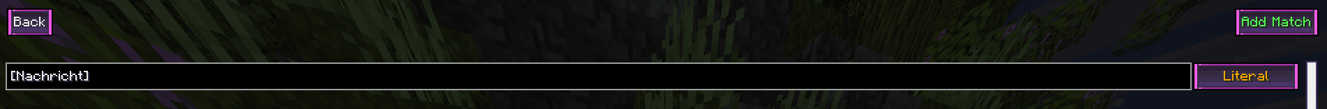 Configure matches
